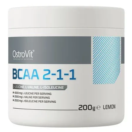 OstroVit BCAA 2:1:1 — Sabores: Natural, Lemon