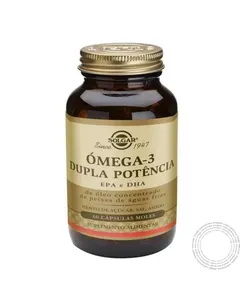 Solgar Omega 3 Dupla Potência — Sabor: Sem sabor