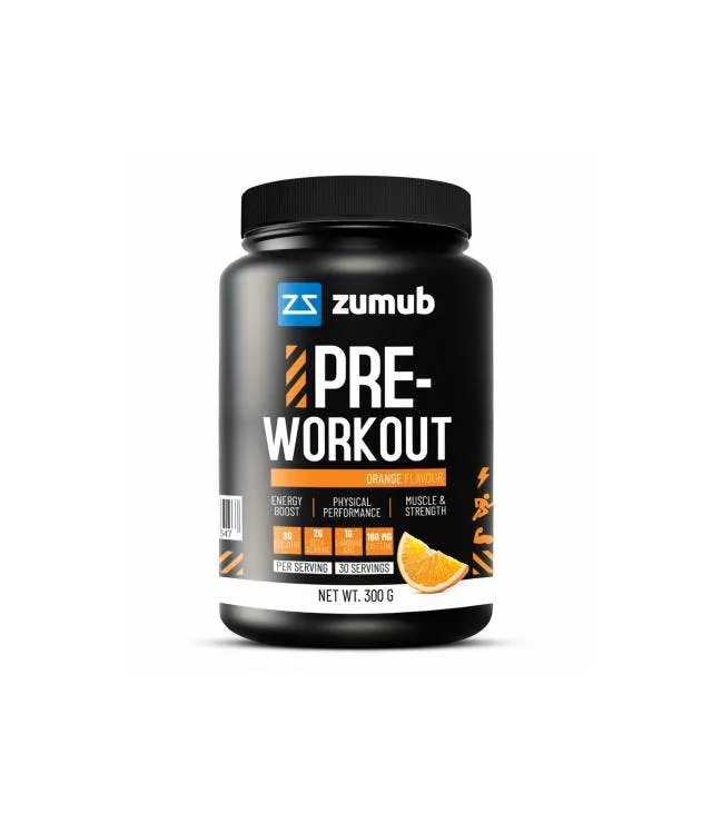 Zumub Pré-Treino — Sabor: Laranja