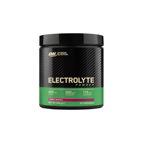 Optimum Nutrition Electrolyte Powder — Sabores: Explosão de Frutos Vermelhos, Limão