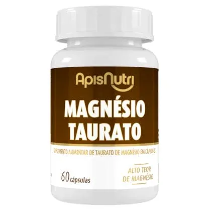 Apisnutri Magnésio Taurato — Sabor: Sem sabor