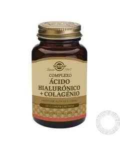Solgar Ácido Hialurónico 120 mg + Colagénio — Sabor: Sem sabor