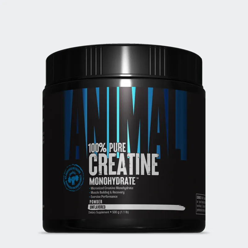 Animal 100% Creatina Monohidratada Pura — Sabor: Sem sabor
