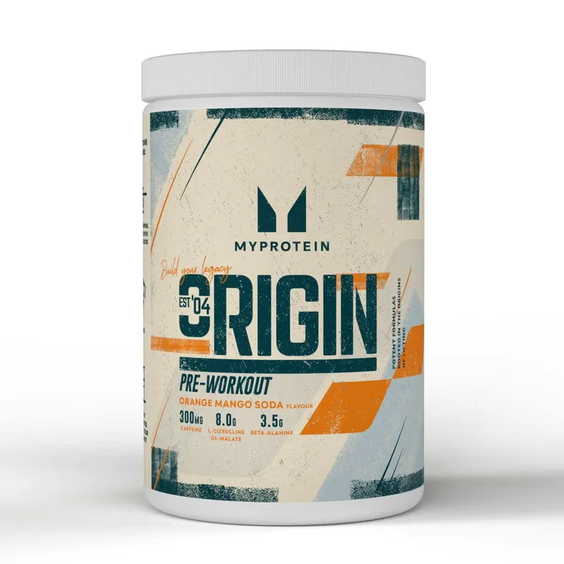 Myprotein Origin Pré-Treino — Sabor: Laranja Manga