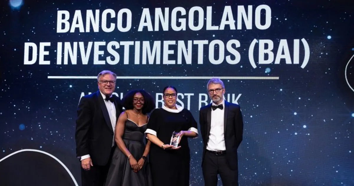 BAI eleito melhor Banco em Angola em 2025 pela Euromoney