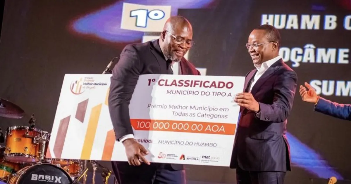 Huambo é ‘Melhor Município de Angola’ e promete continuar desenvolvimento