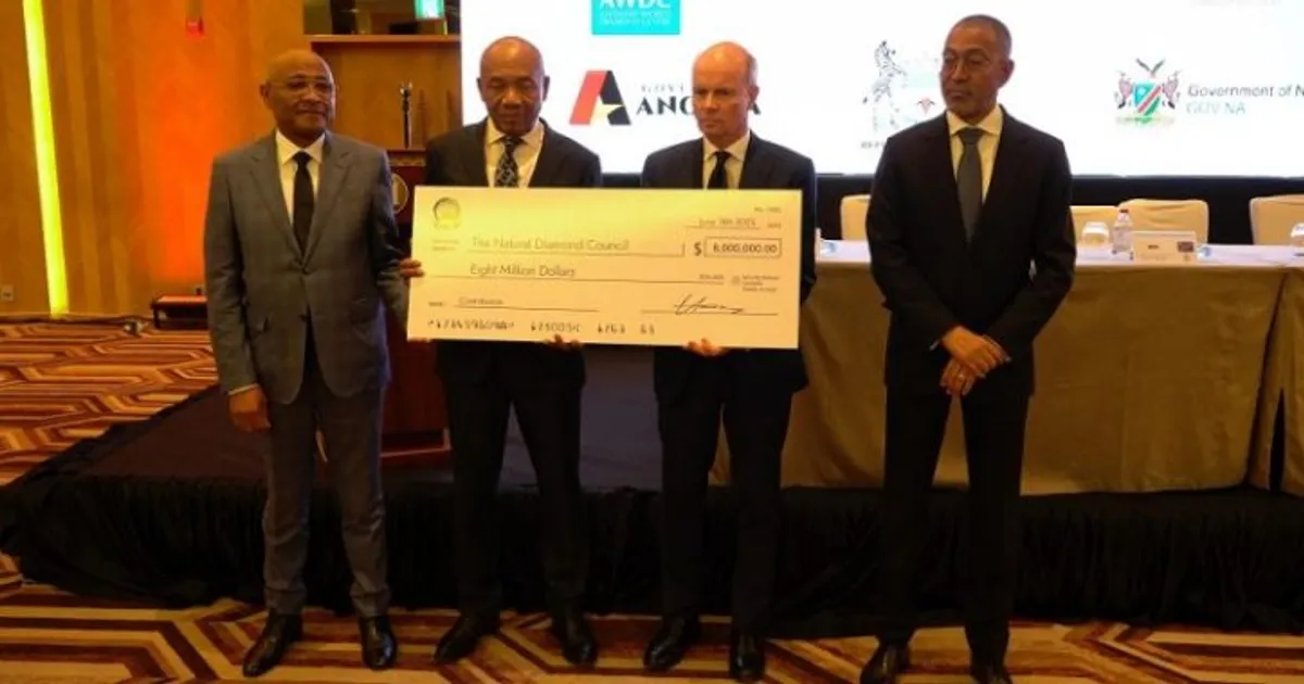 País vai contribuir com oito milhões de dólares para organização mundial de promoção de diamantes